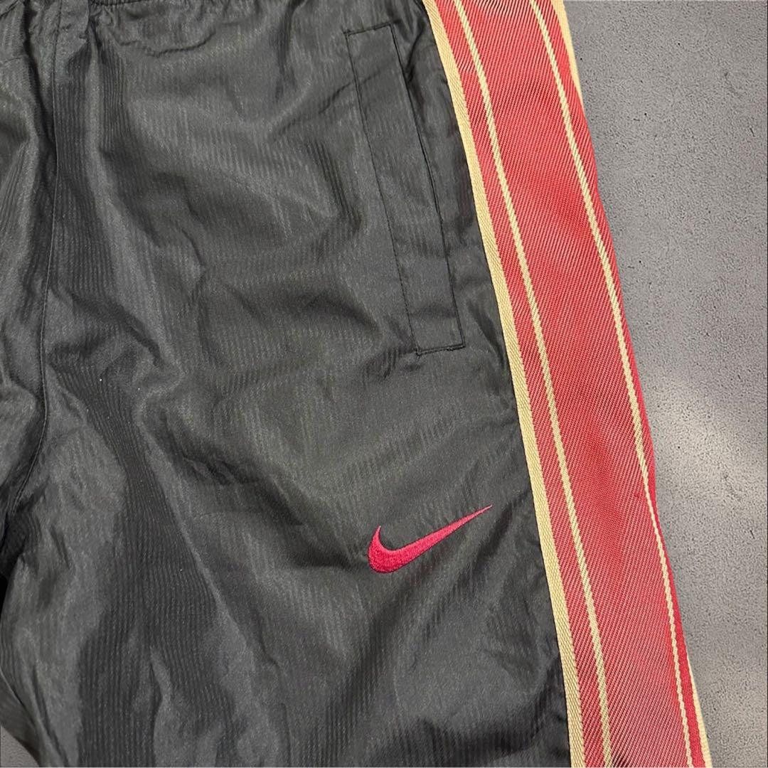 00s Nike トラックナイロンパンツ バギーワイド y2k archive - ウェア