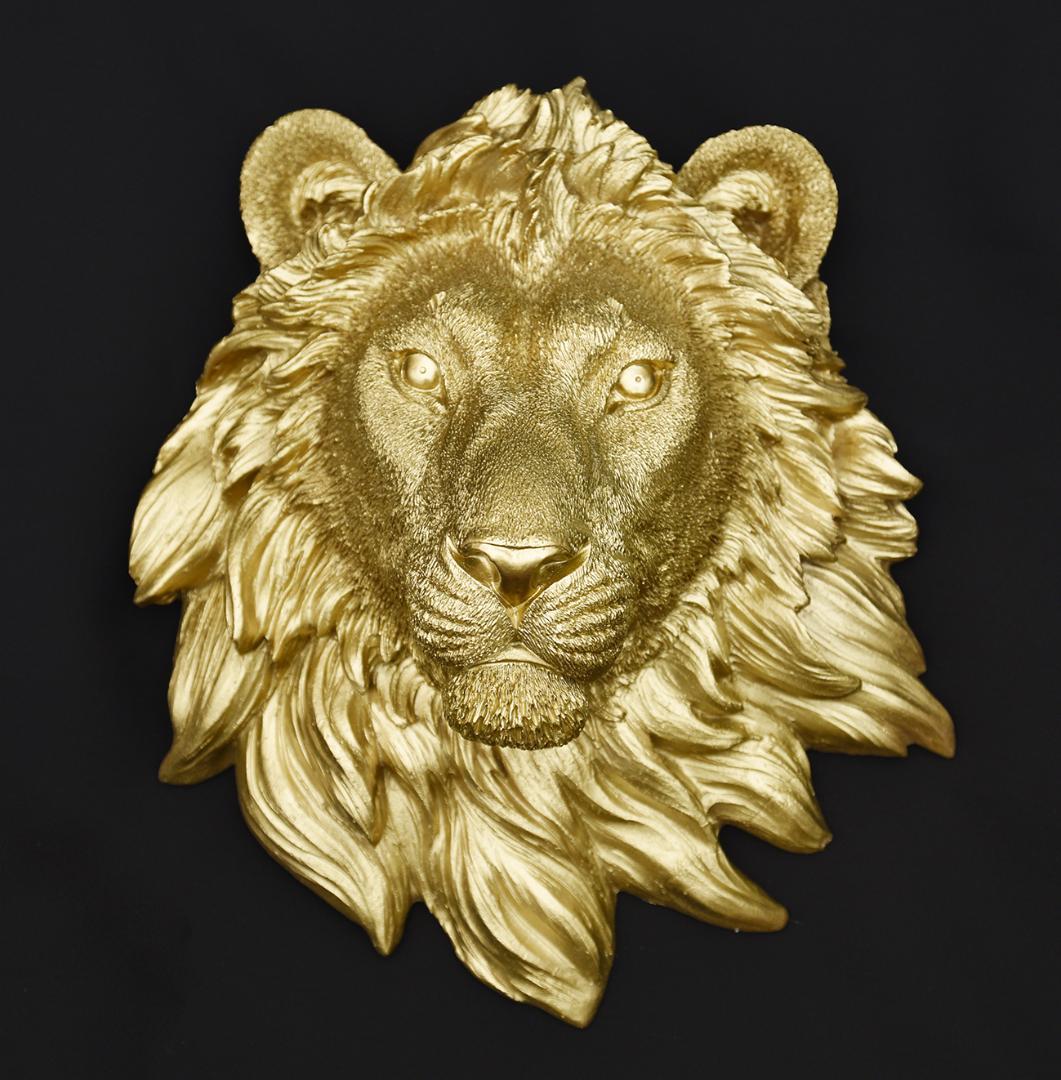ライオン ゴールド 壁掛け オブジェ ★ 豪華 インテリア 楽天市場】送料無料 ライオン 百獣の王 ウォールライト 照明 ゴールド