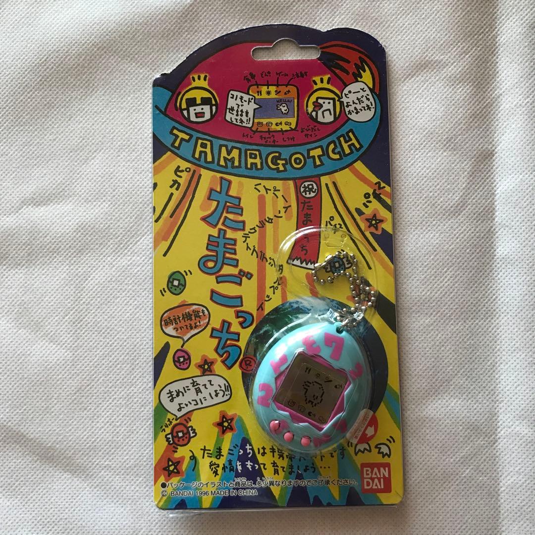 BANDAI たまごっち 初代 水色×ピンク1996年 レア 新品未使用 未開封