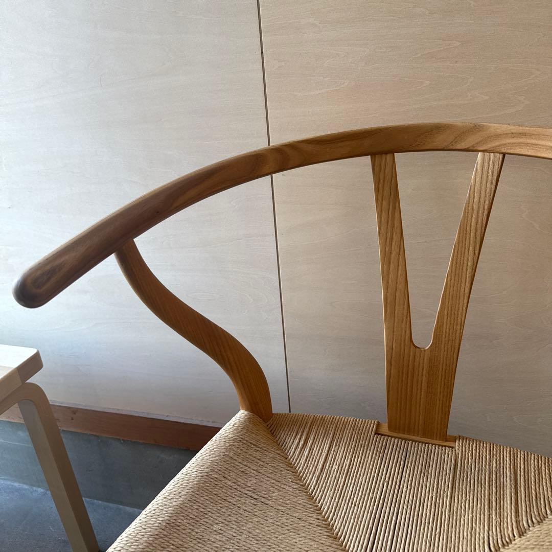 ch24 Yチェア エルム材 SH45cm birthday edition - メルカリ