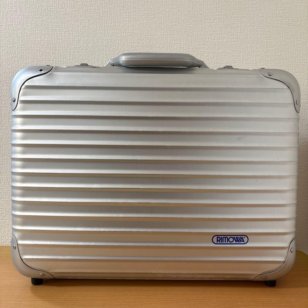 RIMOWA TOPAS 928.14 アタッシュケース 23L 青ロゴ