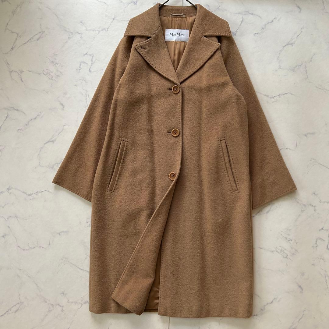 キャメル100% 最高級白タグ マックスマーラ ロングコート チェスターコート 楽天市場】極美品◎Max Mara マックスマーラ 10862963 白タグ リアルト