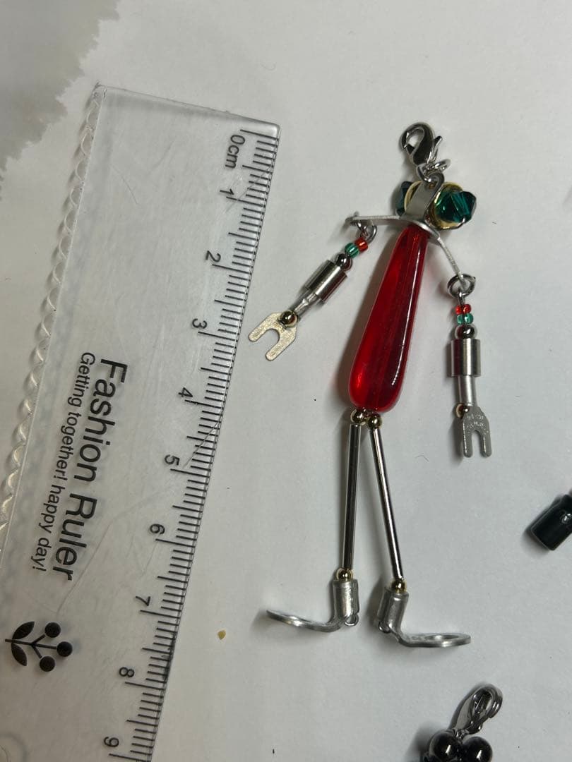 ハンドメイド ロボットチャーム まとめ売り 個性派パーツアート 全22体