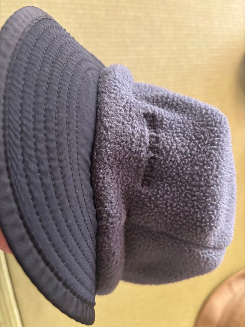 patagoniaフリースキャップ Patagonia Duckbill Synchilla fleece Cap Purple Green Carmine L