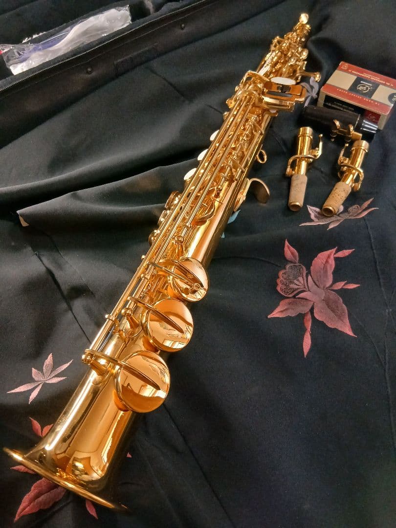 ソプラノ　サックス　無銘ノーブランド　音だしOK　超美品　！ ソプラノ サックス 無銘ノーブランド 音だしOK 超美品 ！ ソプラノ