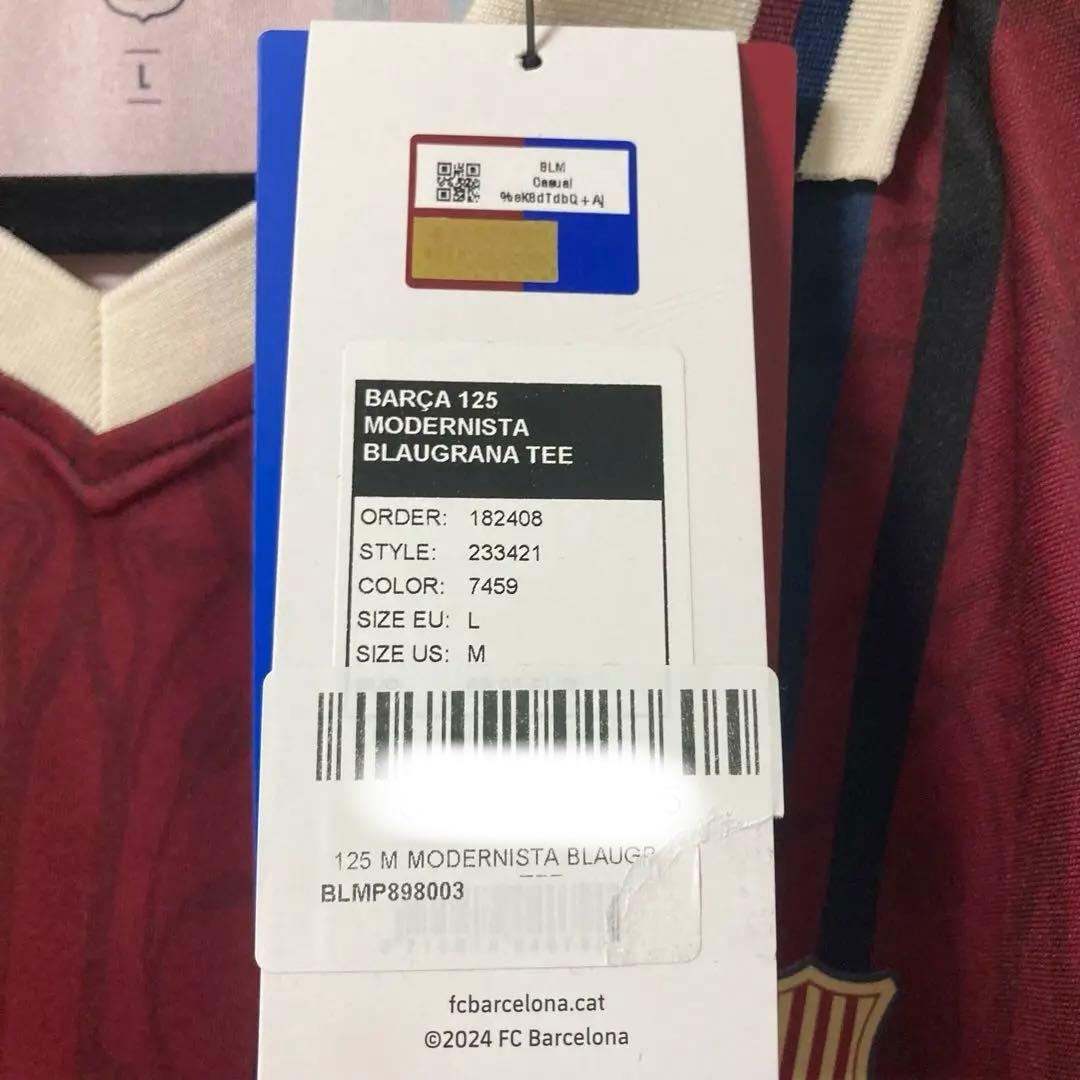 新品タグ付き】バルセロナ 125周年記念 シャツ Lサイズ - メルカリ