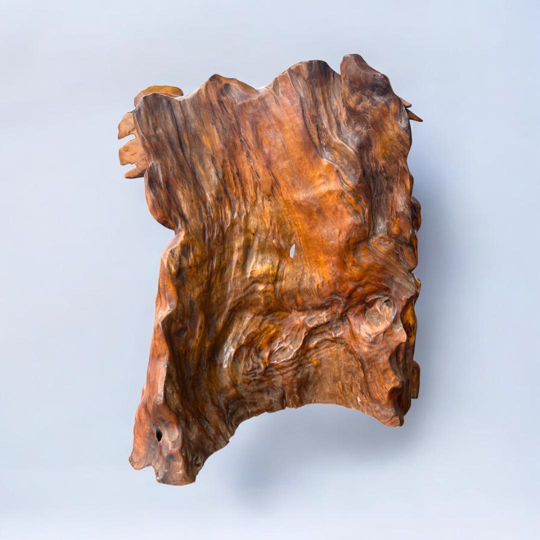 一枚板】高さ68㎝ 幅56㎝ 奥行き48㎝ 虎松 衝立 天然