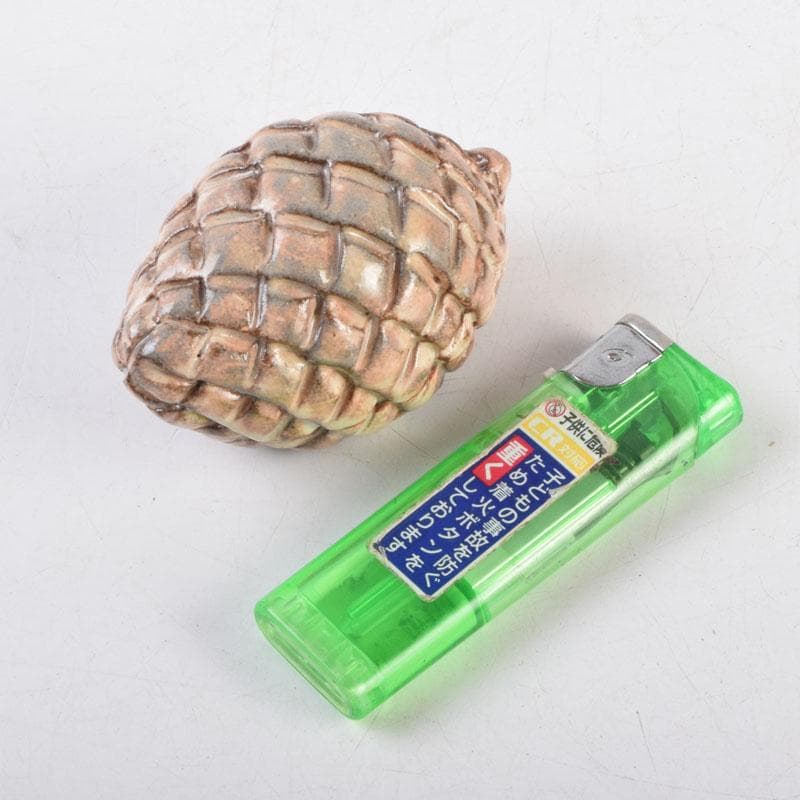 茶道具 萩焼 十三代 田原陶兵衛造 松実香合 共布共箱