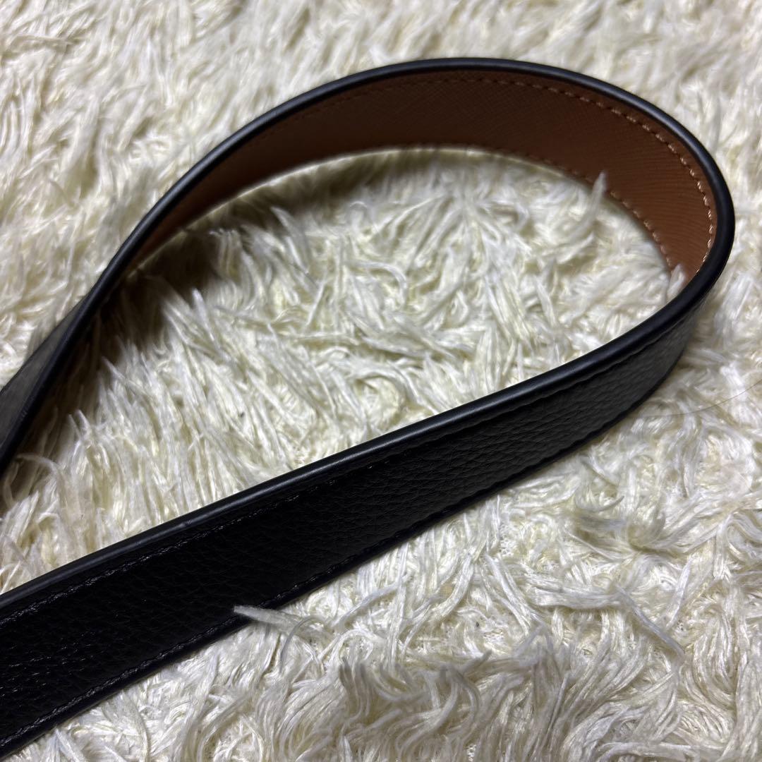 タグ付未使用 TORY BURCH トリーバーチ リバーシブル ロゴベルト XS