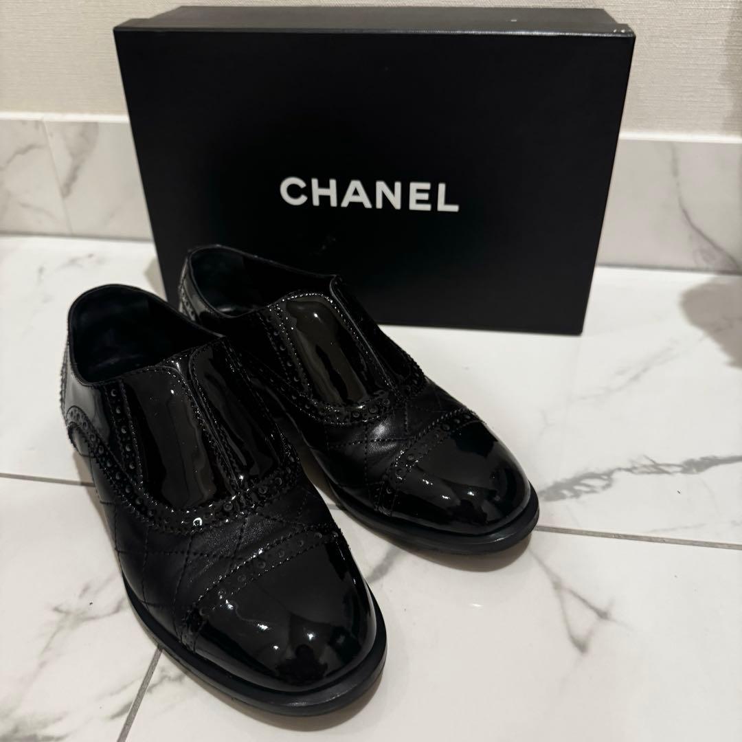 シャネルCC ロゴレザーオックスフォードシューズ chanel CHANEL】シャネル ロゴ モカシン ローファー (CHANEL/ローファー