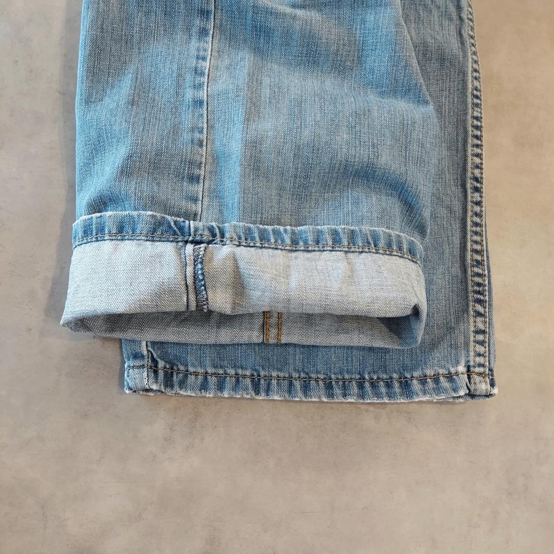 リーバイス569 Levis W32 ブルーデニム 青 ヒゲ 古着 18313 - メルカリ