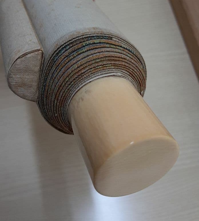 海北友雪掛け軸二重箱入り肉筆京都の老舗表具店表装