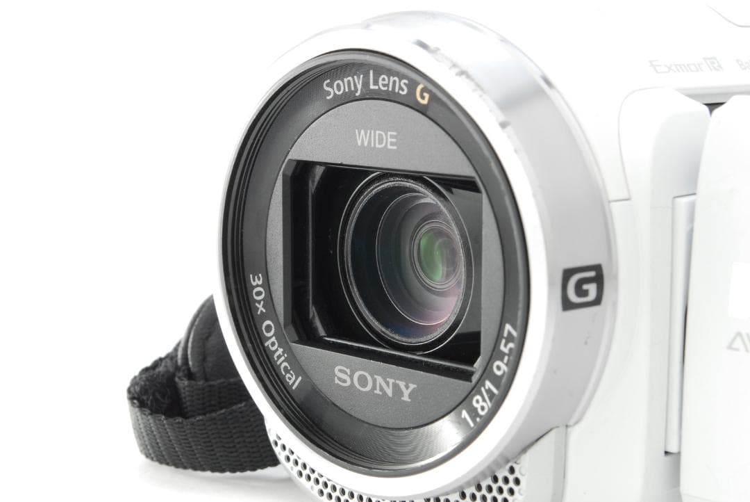 箱付き】ソニー SONY HDR-CX675 ホワイト - メルカリ
