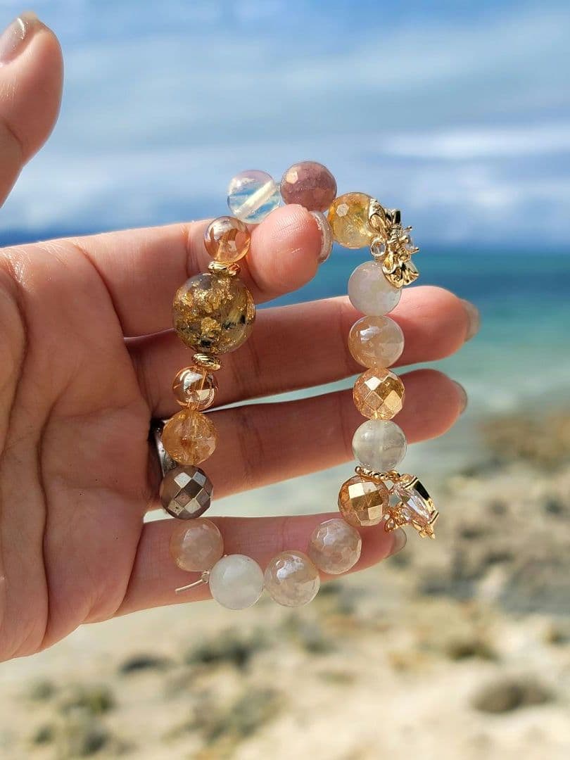 特別価格竹富島★金金富富オルゴブレスレット 特別価格竹富島☆金金富富オルゴブレスレット