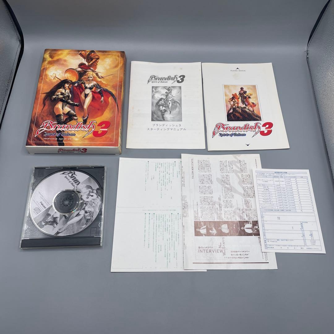 日本ファルコム ブランディッシュ 1〜3 PC-98 CD-ROM版 - メルカリ