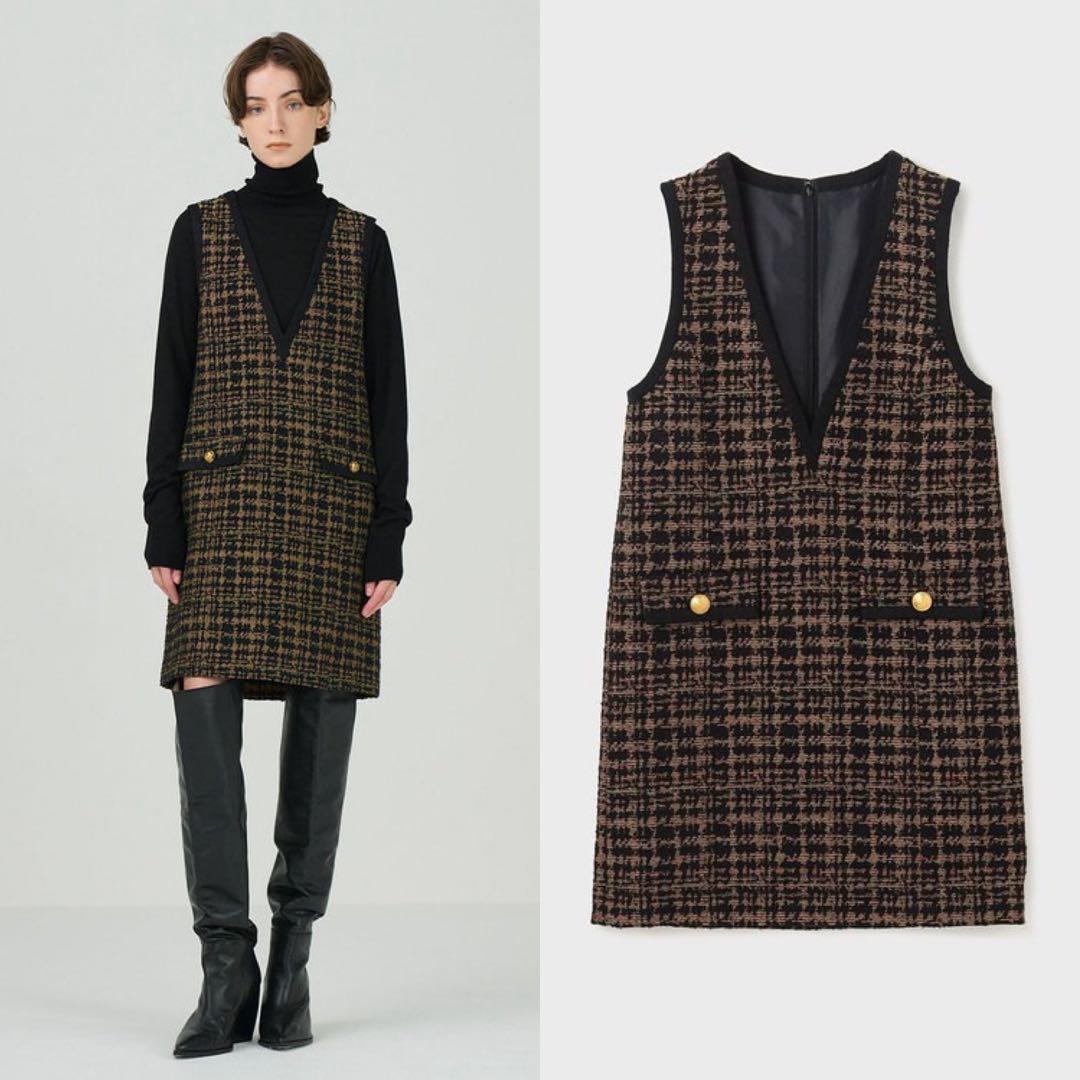 Mimi check set mini dress andmary