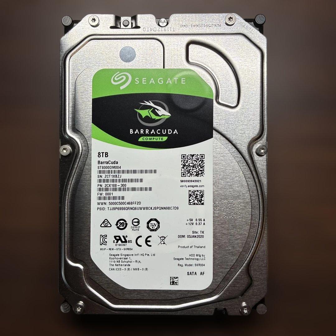 8TB SEAGATE BARRACUDA 内蔵型HDD （266時間） Amazon.com: Seagate BarraCuda 8 TB Internal Hard Drive HDD – 3.5