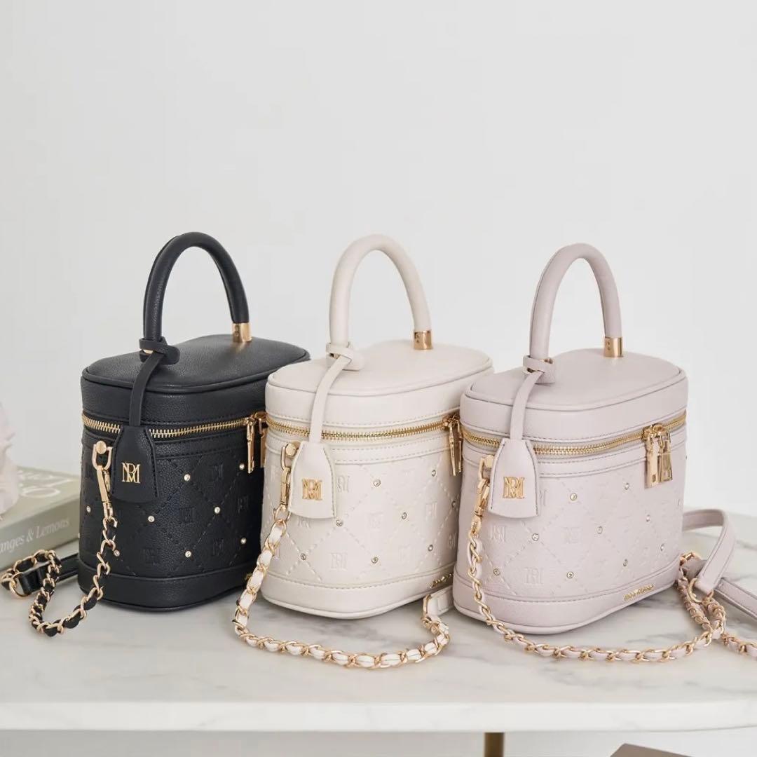 バニティ ロゼミュ ロゼミューズ bijou vanity bag ブラック 黒 - メルカリ