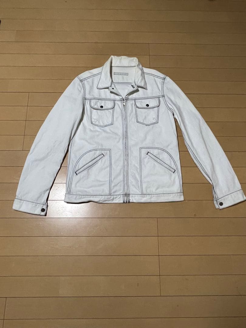 NUMBER (N)INE 02ss モダンエイジ期Gジャン NUMBER (N)INE(ナンバーナイン) 02SS Modern Age Crash Message Denim