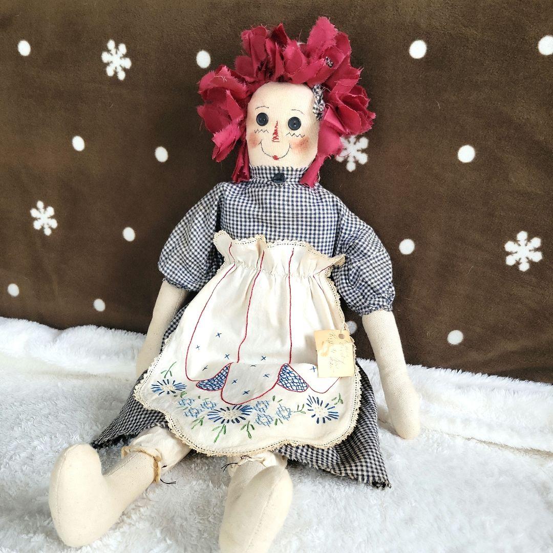 ラガディアン カントリードール USA 作家もの カントリー雑貨 ラガディアン&アンディ ペア貯金箱 : カントリー雑貨DOLL GARDEN