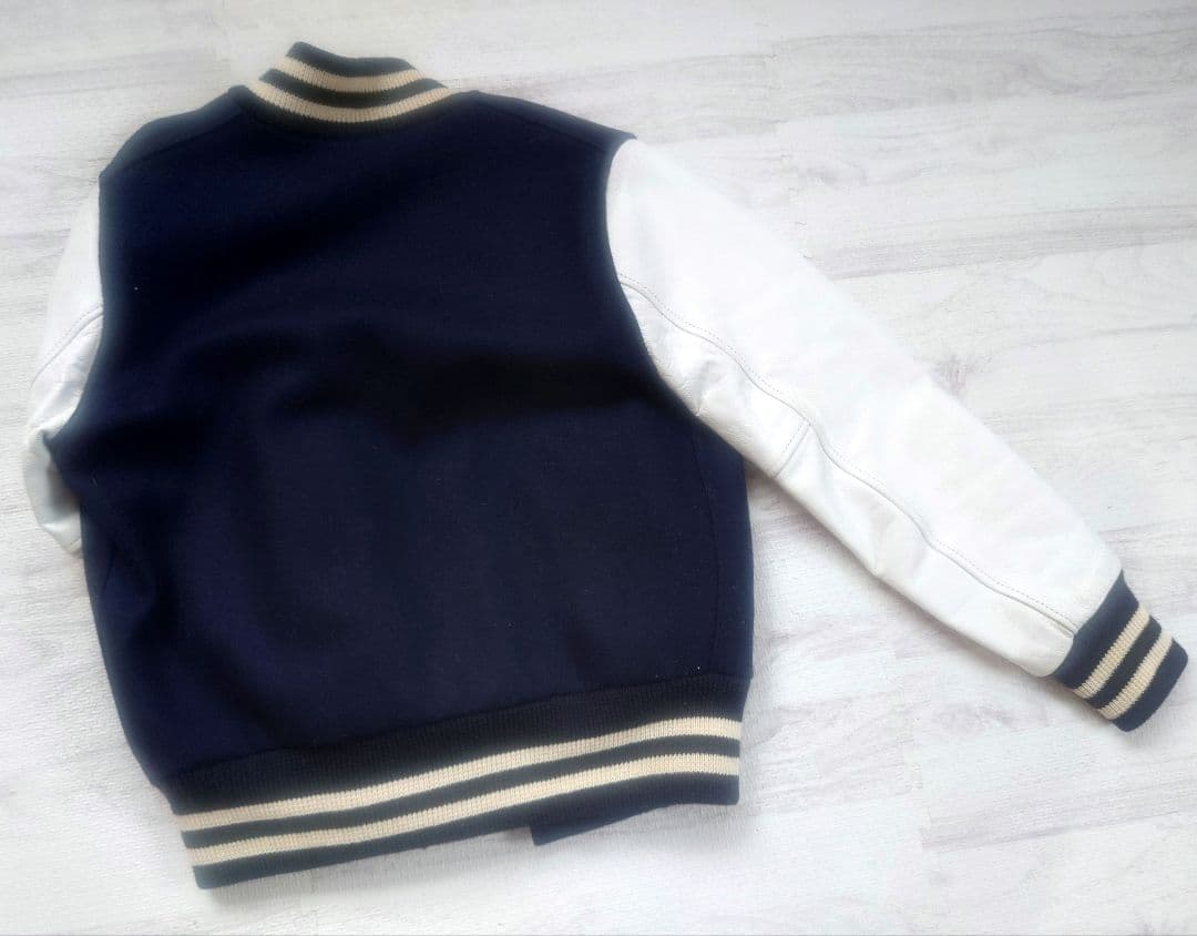 美品】SKOOKUM スクーカム ネイビー ホワイト スタジャン Sサイズ