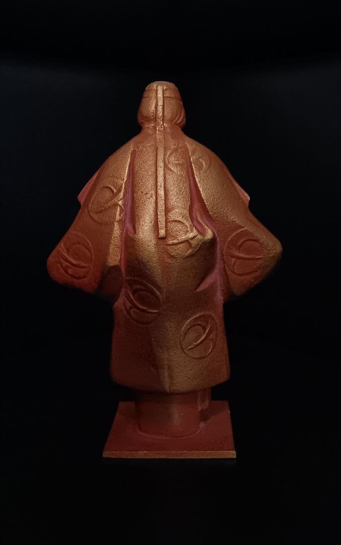 超希少・署名入り】 sotaro saegusa 作 人物像 銅像風置物 ペア