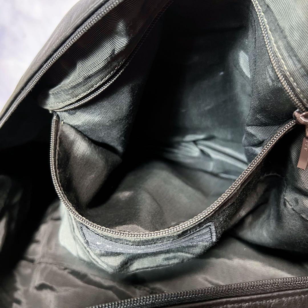 ヨーガンレール 3way ラグビー バッグ ブラック ラムレザ 極美品