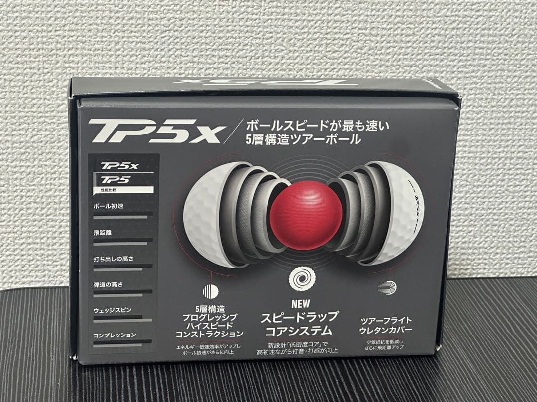 TaylorMade TP5x ゴルフボール 5層構造 2ダース
