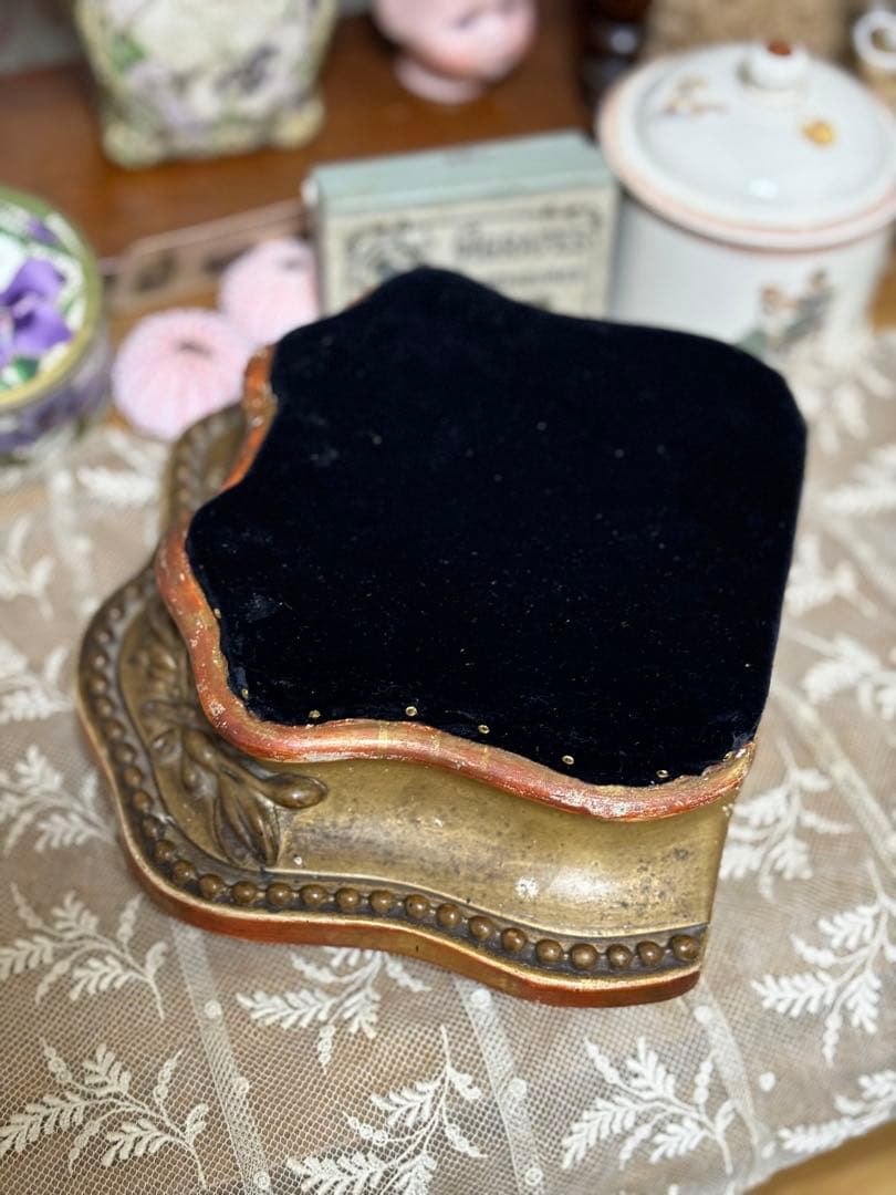 フランスアンティーク ポワドレ 台 ディスプレイ台 インテリアに