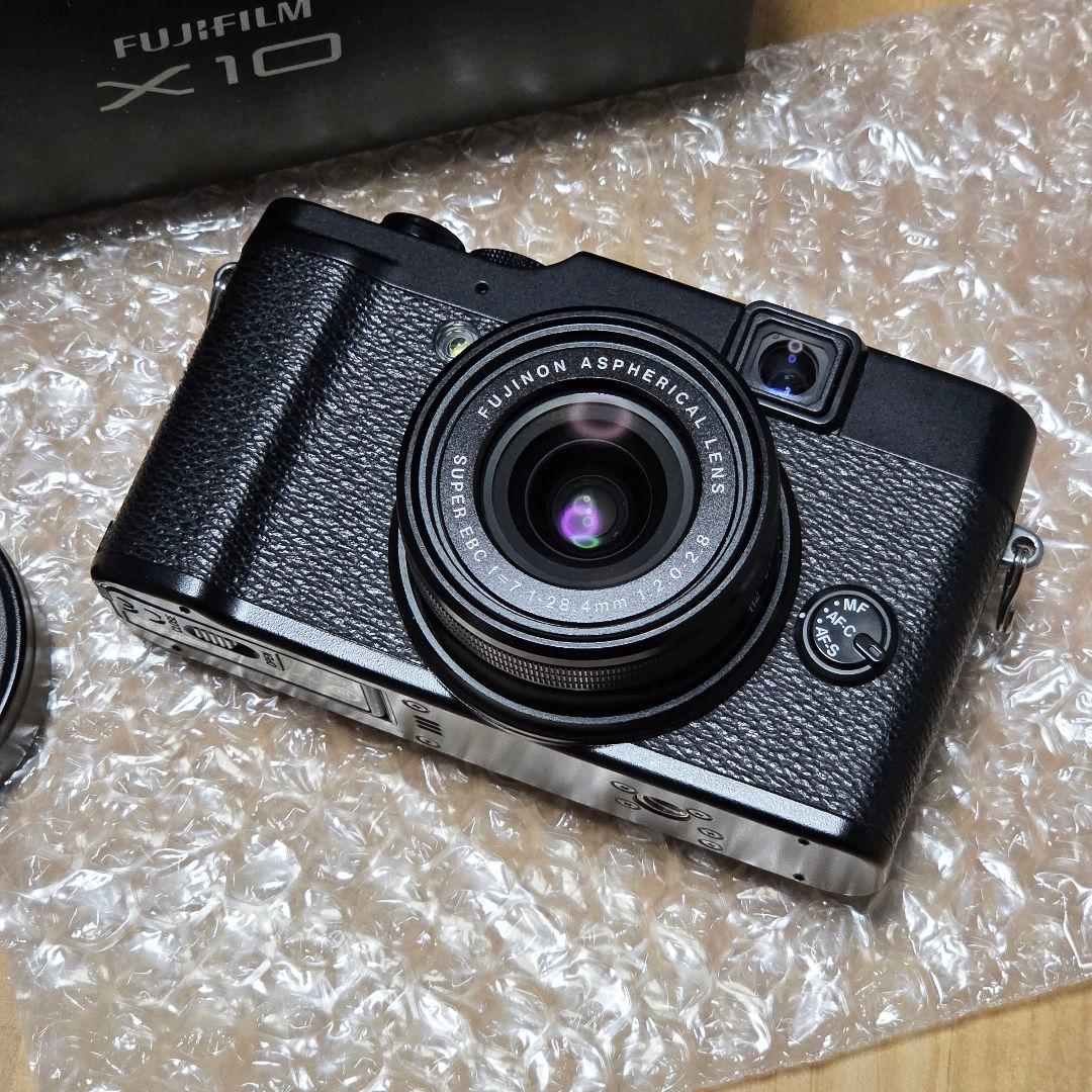 最終後期型シリアル24xxxx〜白飛び対策済 美品 FUJIFILM X10 - メルカリ