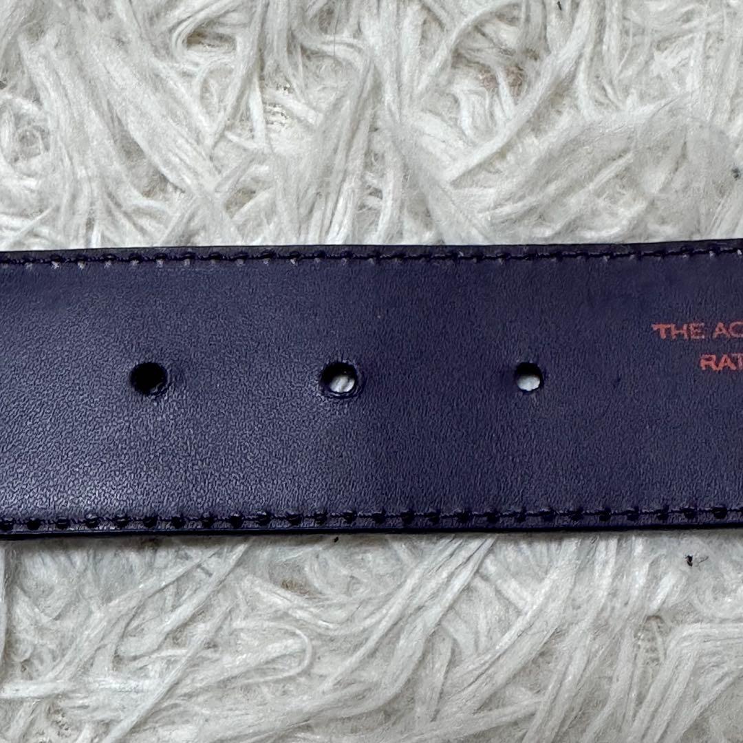 Elliot Rhodes 本革 スワロ装飾バックル ベルト