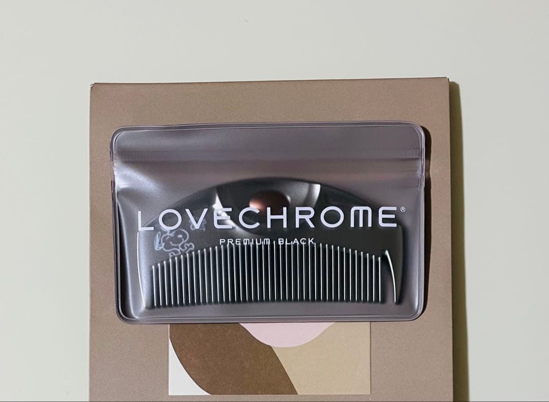 ラブクロム PGツキ プレミアムブラック スヌーピー ヘアコーム ギフト