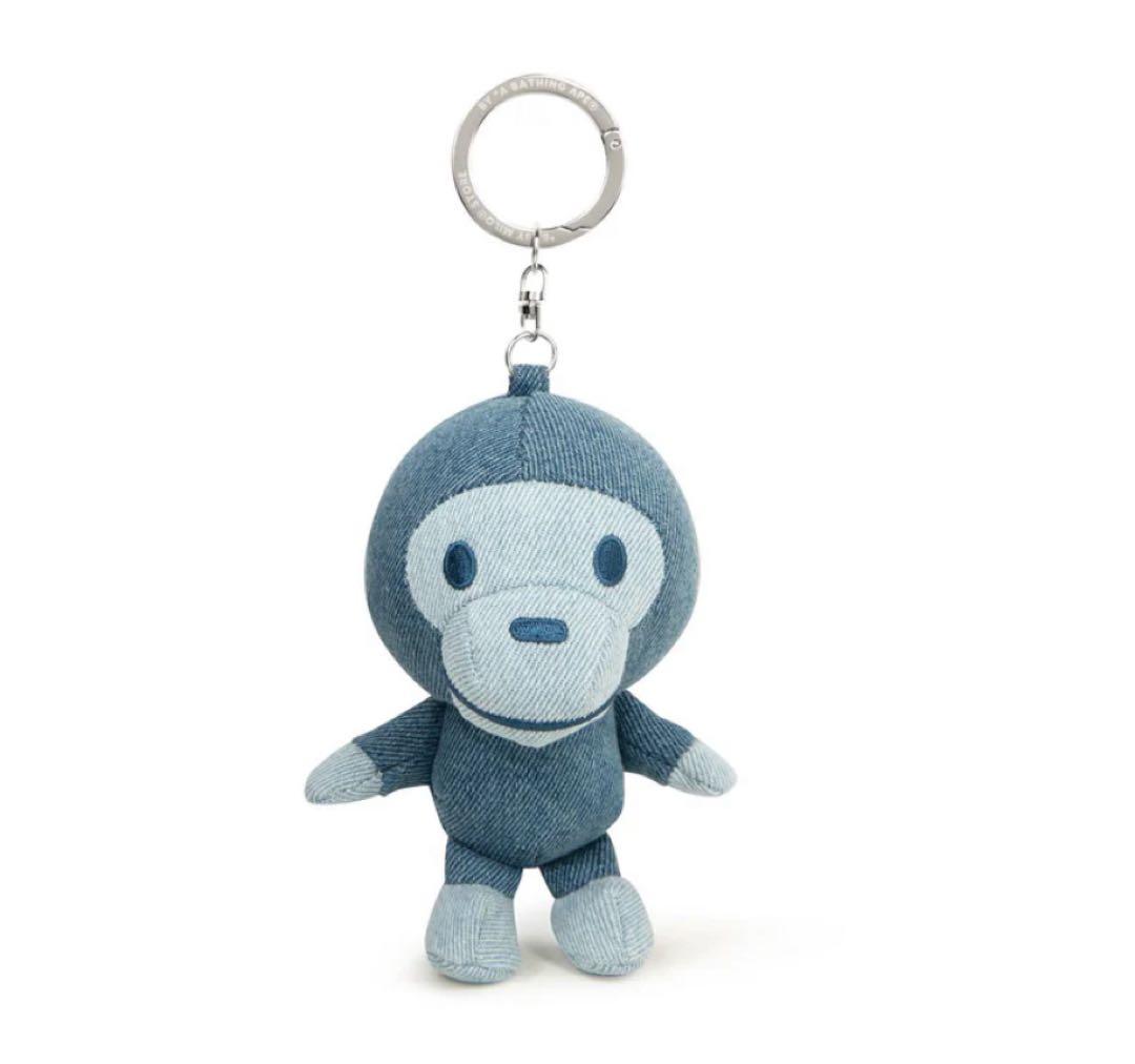 小物 BAPE BABY MILO PLUSH DENIM DOLL KEYCHAIN BABY MILO PLUSH DENIM DOLL KEYCHAIN | bape.com