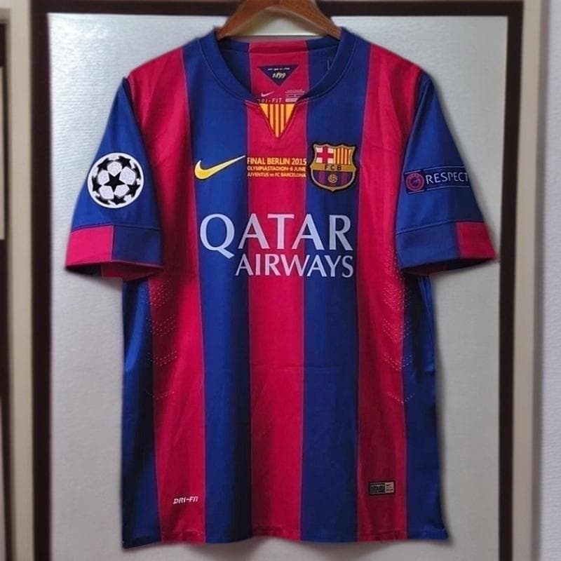 バルセロナ スアレス 2015年 半袖 シャツ