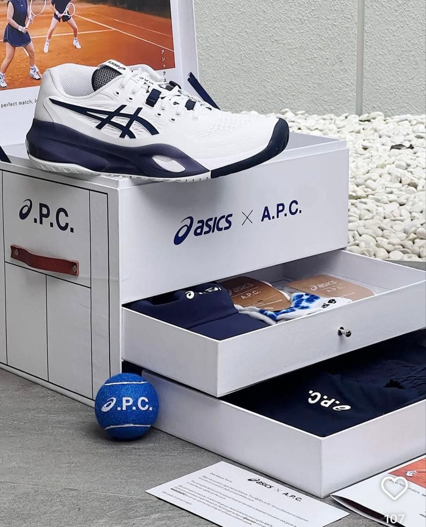 【新品】ASICS× A.P.C. GEL-RESOLUTIONX 28.5cm
