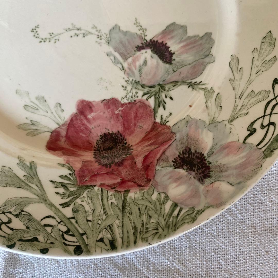 CREIL ET MONTEREAU MADRID 花柄皿 クレイユモントロー