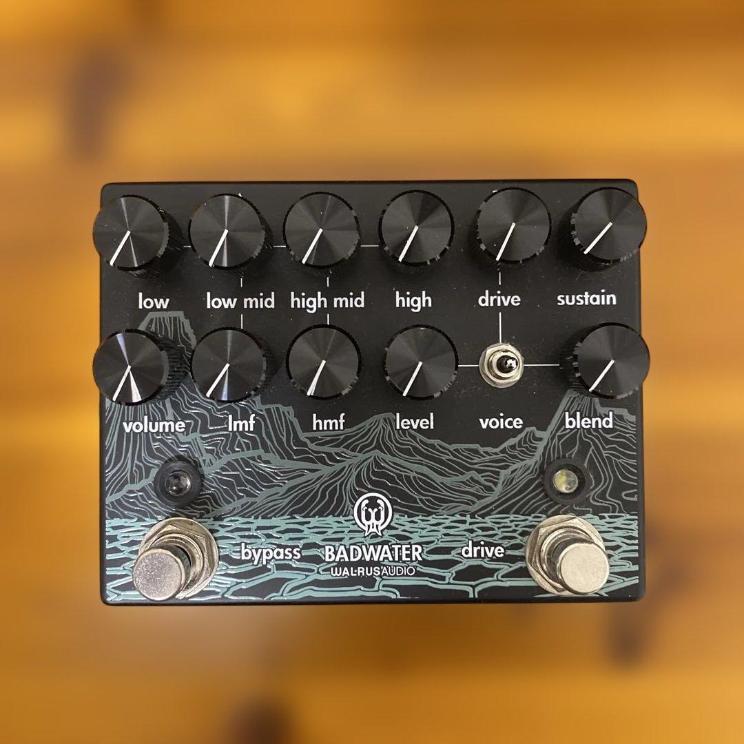 Walrus Audio BADWATER エフェクター 取扱終了】Badwater Bass Pre-amp and D.I. | WALRUS AUDIO