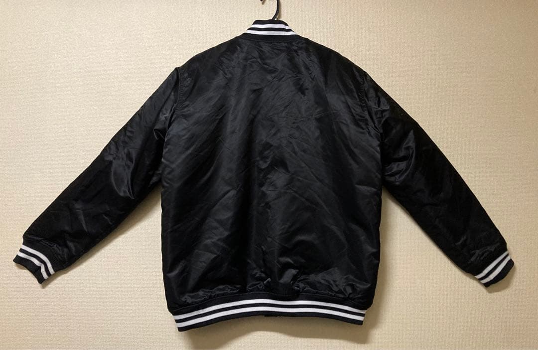nitraid スタジャン ブラック XL スタジアムジャンパー ジャケット