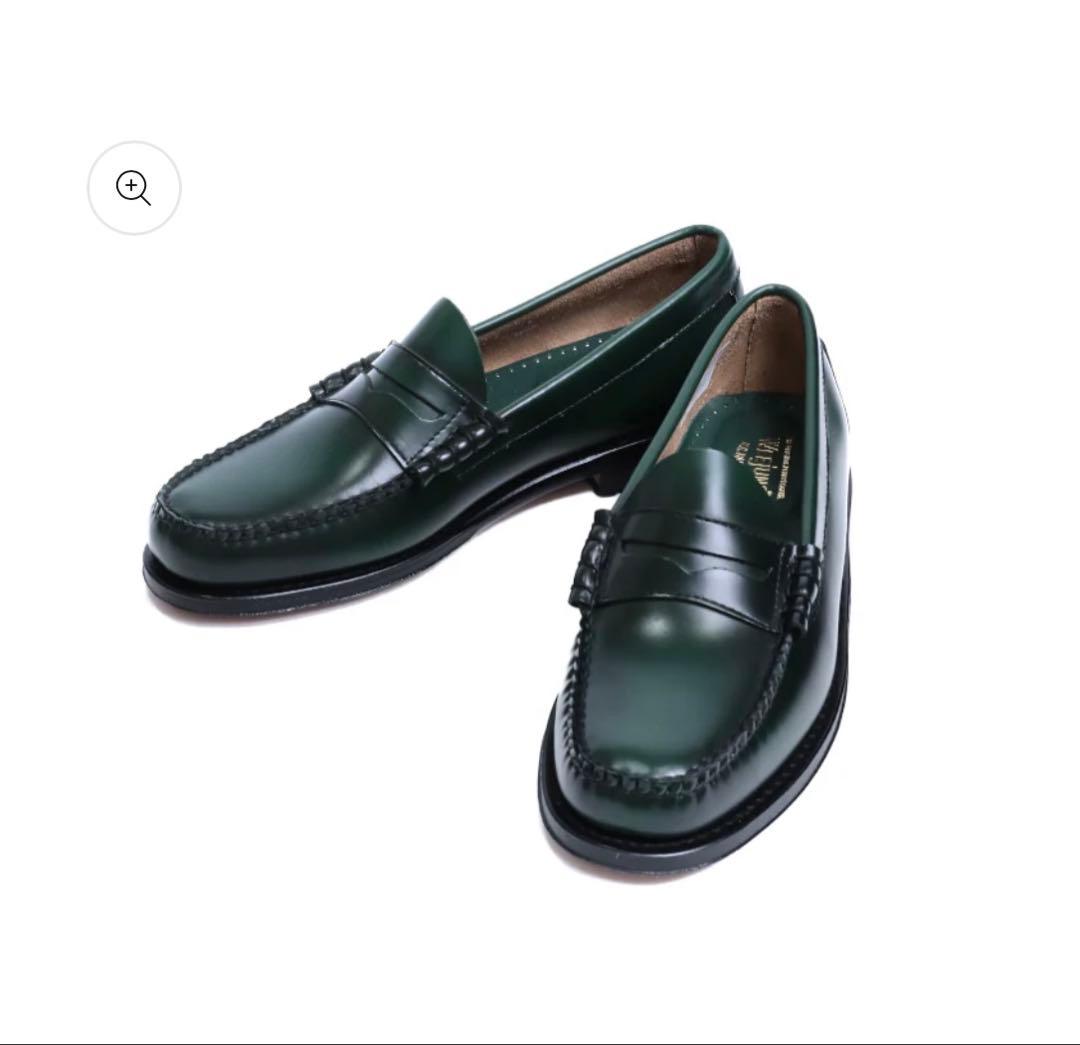 ダークグリーン レザー ローファー ローファー | 41010 / DARK GREEN (LEATHER SOLE) - G.H.BASS