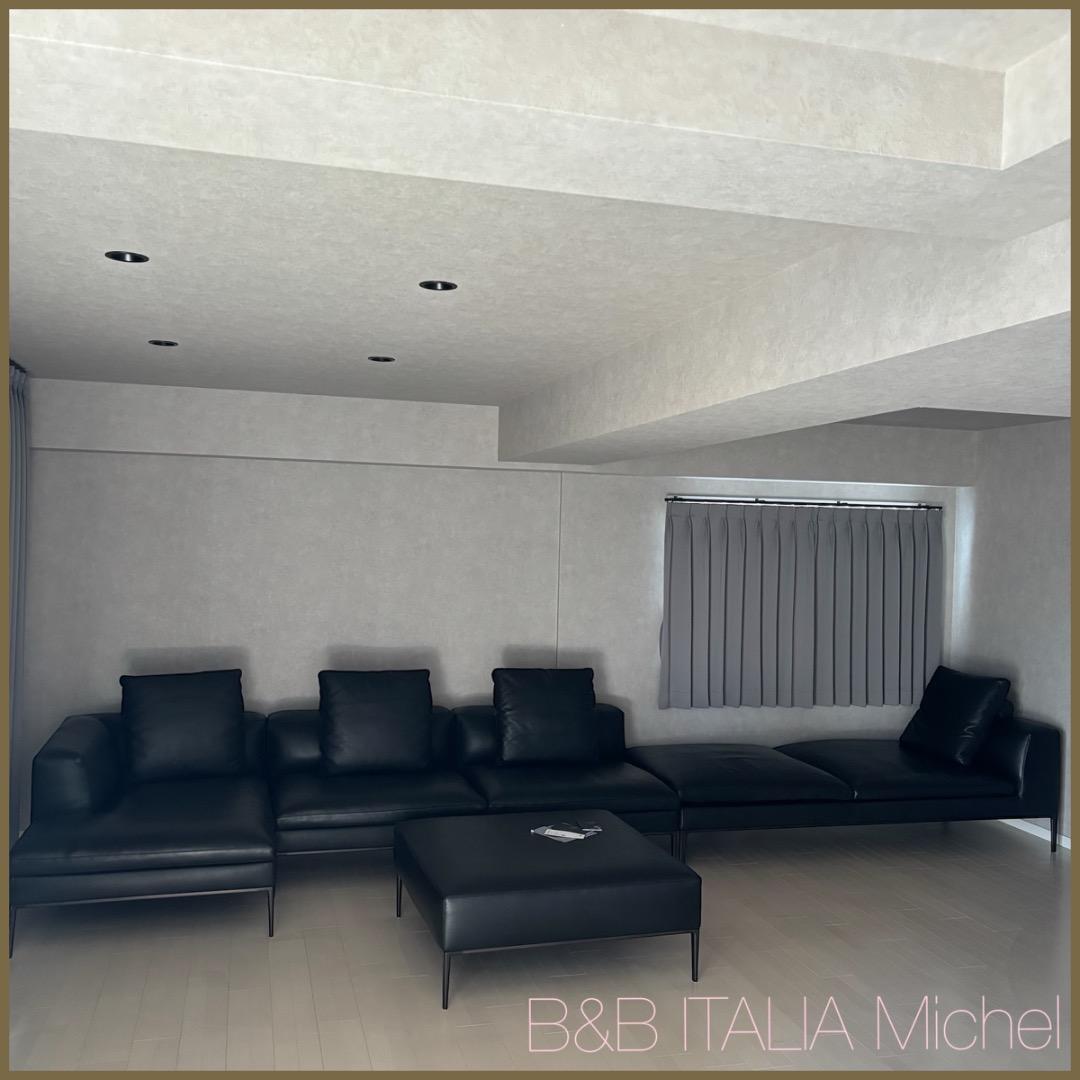 激安 SALE 激安 280万 高級革 レザーソファー B&B ITALIA 中古 】B&B Italia ビーアンドビーイタリア SOLO ソロ 2人掛けソファ