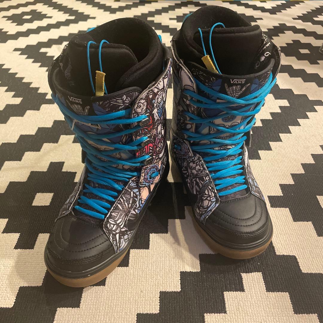 VANS Hi-STANDARD OG 26cm スノーボードブーツ 黒/青 VANS（ヴァンズ） バンズ ブーツ VANS BOOTS HI-STANDARD OG / BLACK
