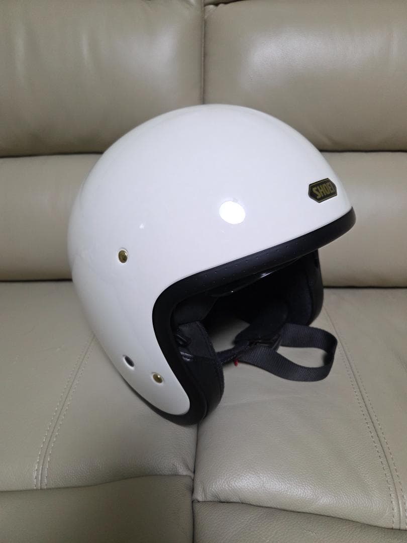 SHOEI ホワイト ジェットヘルメット Ｊ．Ｏ　クリアシールド付き J・O SHOEI ジェット ヘルメット ジェイ・オー 安心の日本製 SHOEI品質