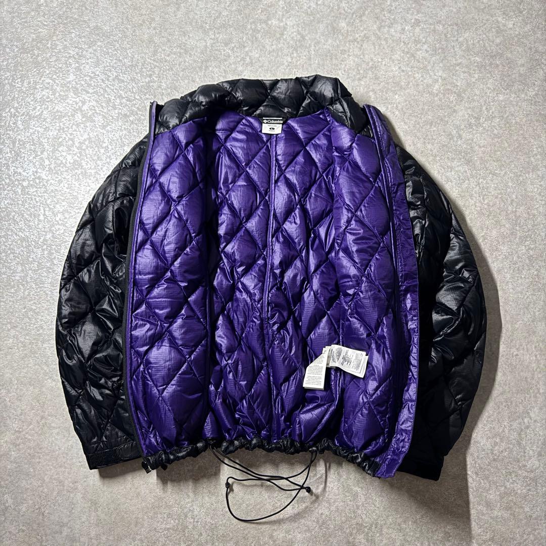columbia diamond stitc down jacket y2k