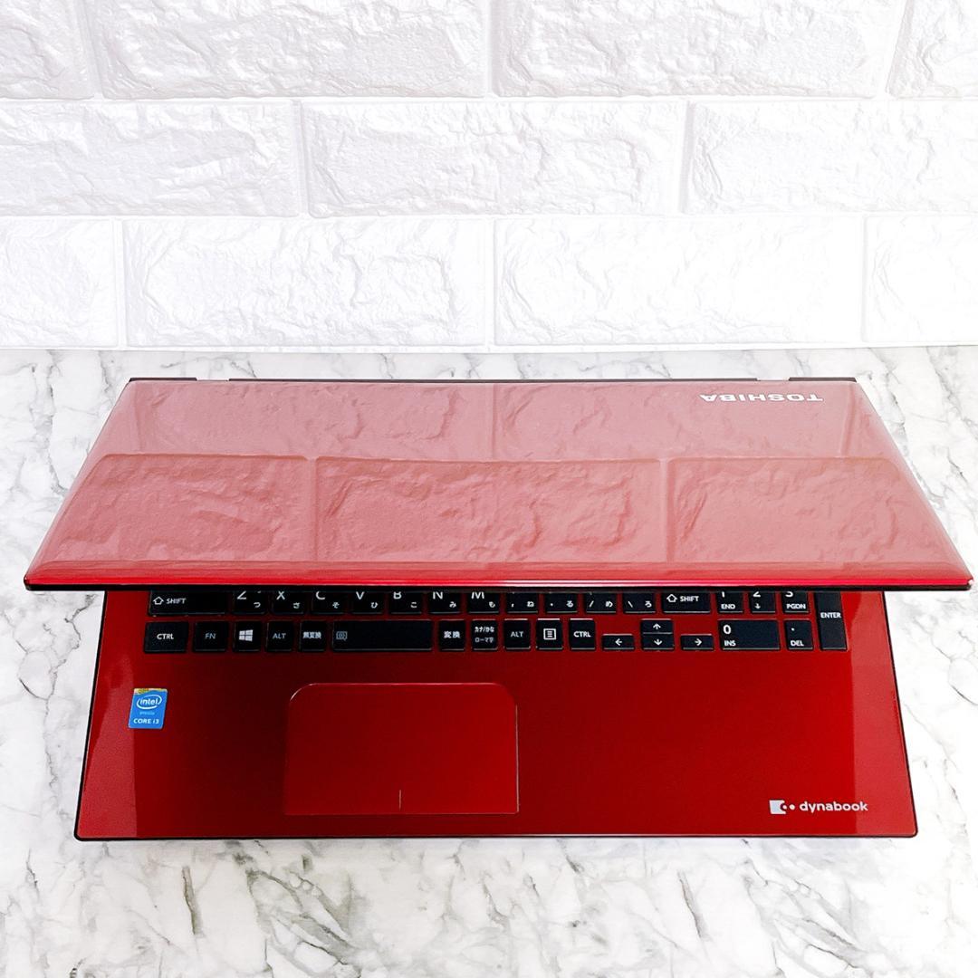 美品✨Windows11✨新品爆速SSD薄型ノートパソコン赤✨カメラ・オ