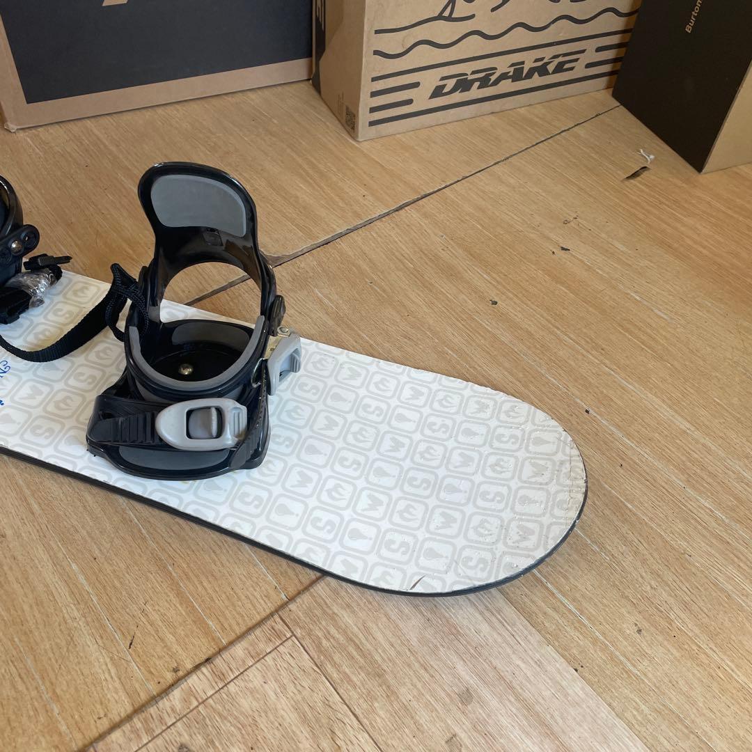 NAKID×NAKED キッズスノーボードセット 108cm バイン付4点セット NAKID