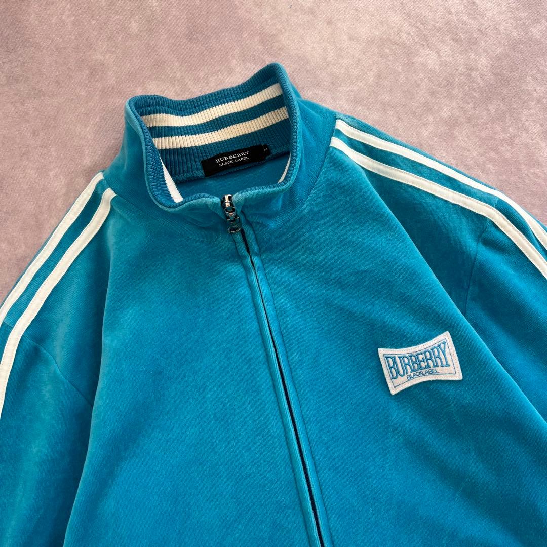 archive BURBERRY トラックジャケット ベロア y2k 平成 - メルカリ