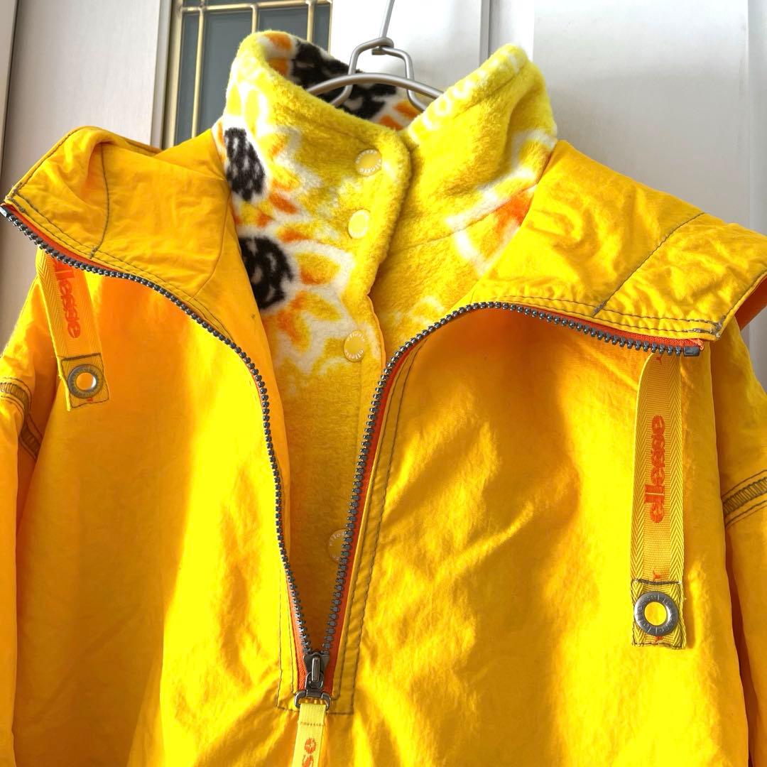 平成レトロ！ビビットカラーが可愛い ellesse エレッセ スキーウェア L