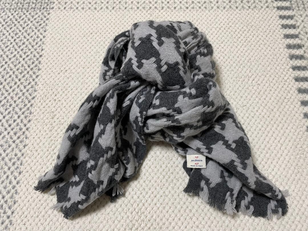 アンドレアズ 19 andrea's 47 カシミヤ100%マフラー 15.jpg