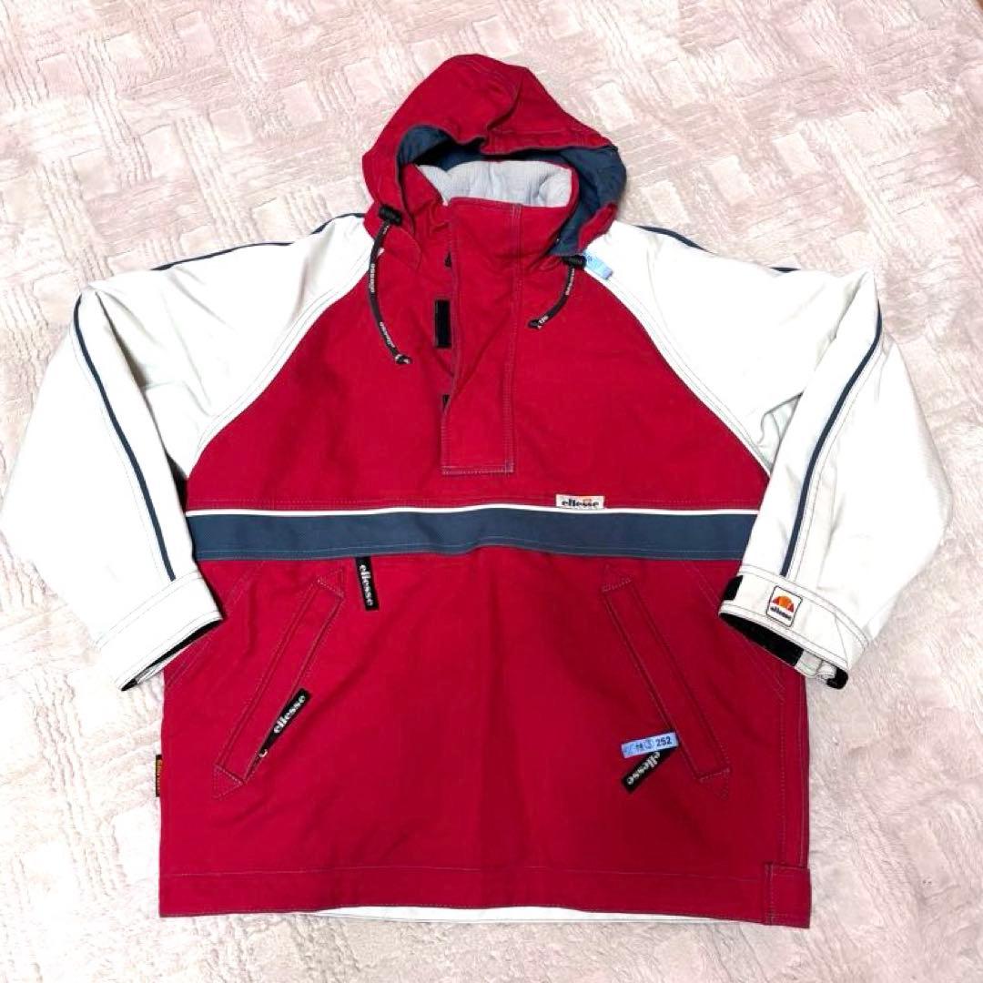 90s ellesse vintageエレッセ ハーフジップ スキースノボウェア - メルカリ