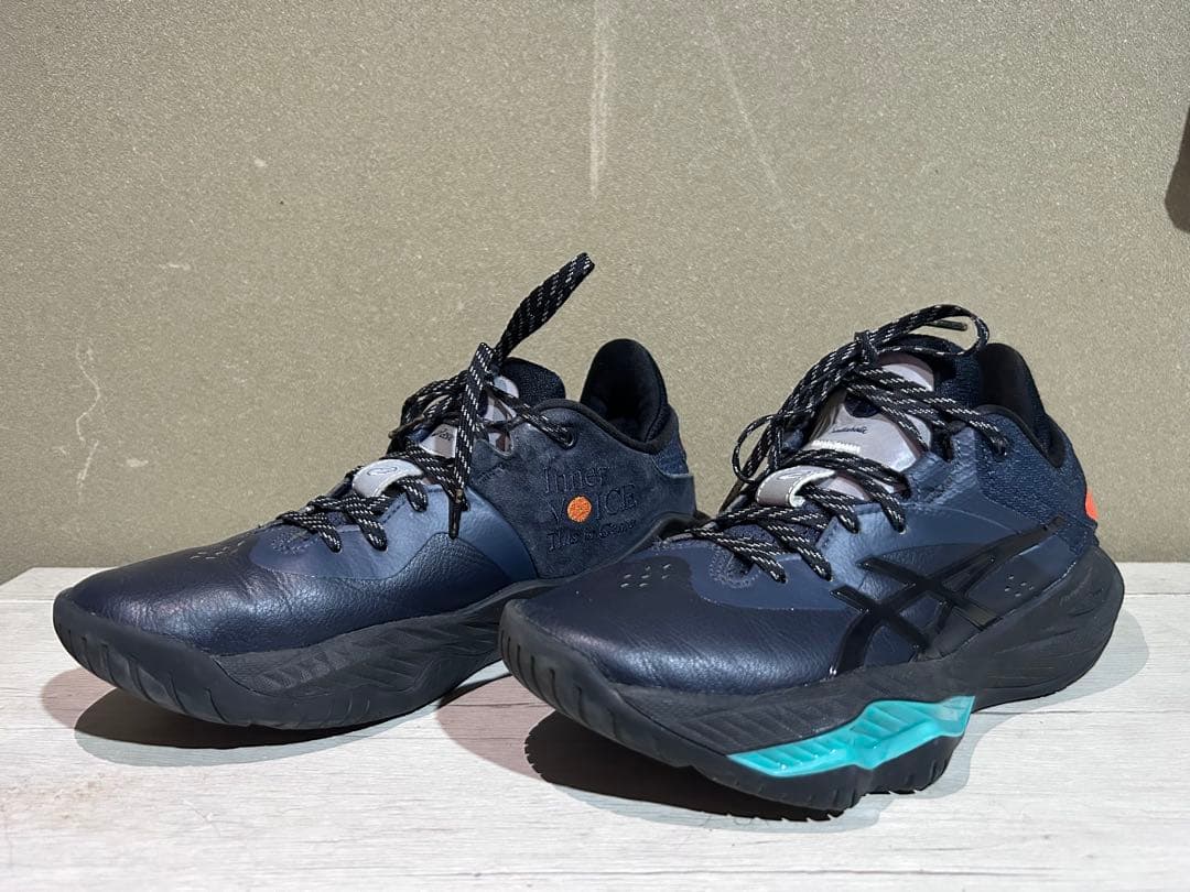 ASICS バスケットボールシューズ ネイビー/オレンジ ASICS アシックス NOVA FLOW(オレンジ) 1063A028 602 バスケット